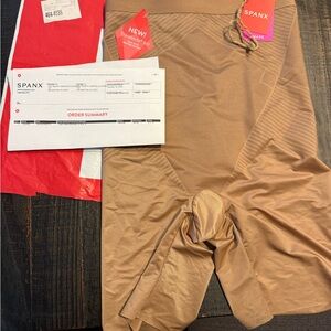 NWT SPANX Thinstincts® 2.0 High-Waisted Mid-Thigh Shapewear Shorts – $72 Retail
